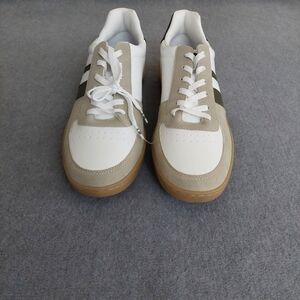 NEW Ben Sherman Hyde Men’s Sneakers | White Olive Gum Sole | Size 13